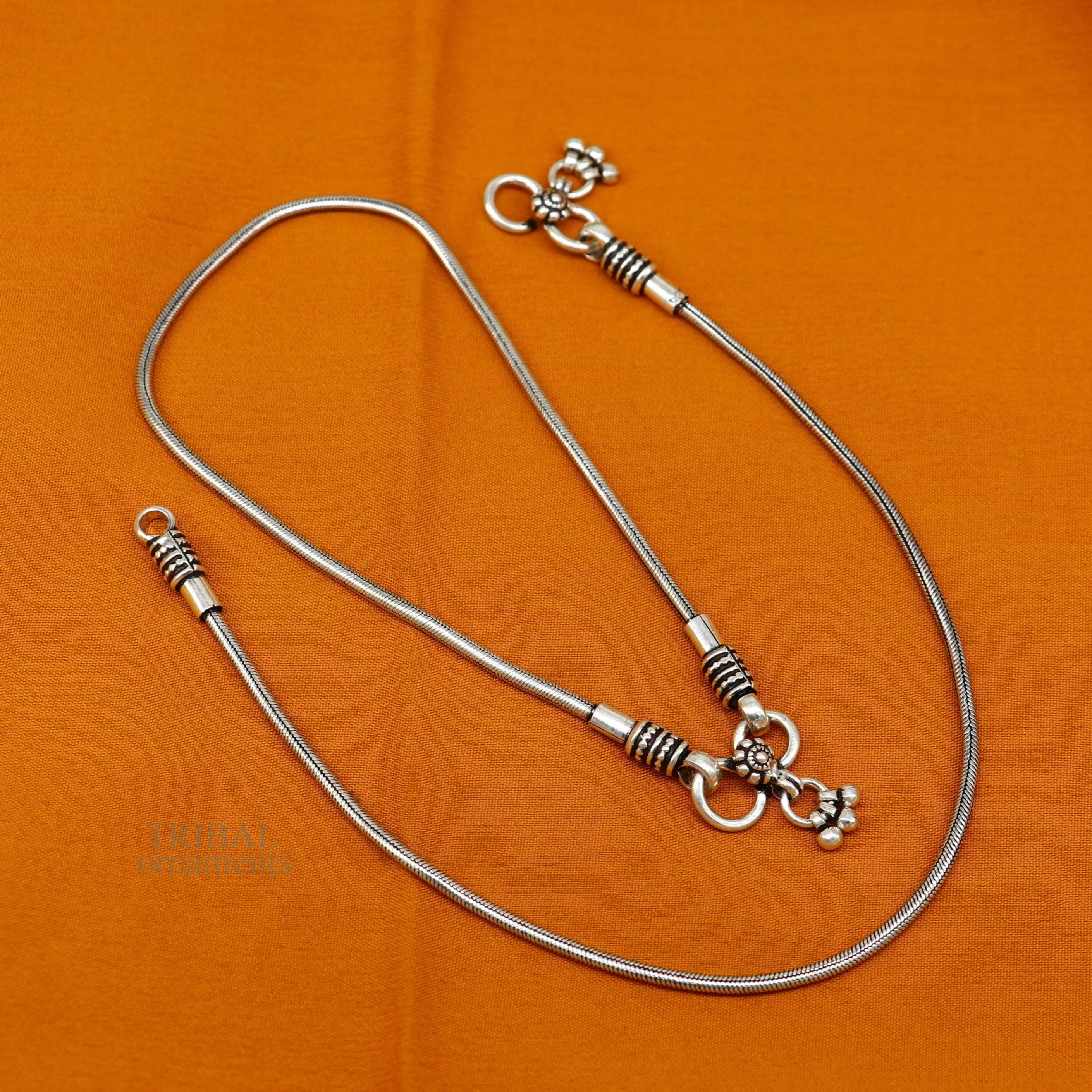 925 sterling silver round snake chain ankle bracelet, excellent customized trendy stylish anklets bracelet belly dance jewelry nank427