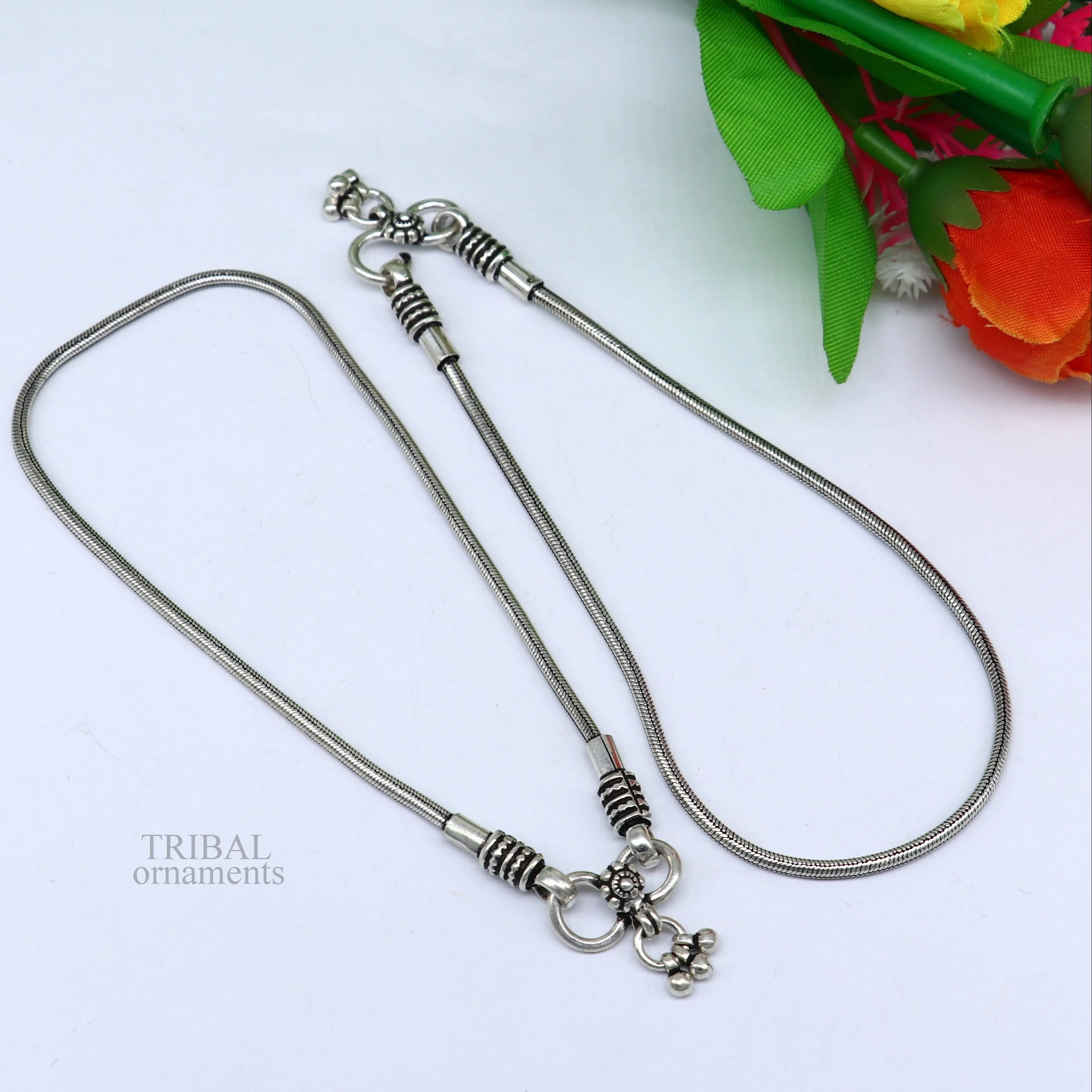 925 sterling silver round snake chain ankle bracelet, excellent customized trendy stylish anklets bracelet belly dance jewelry nank427