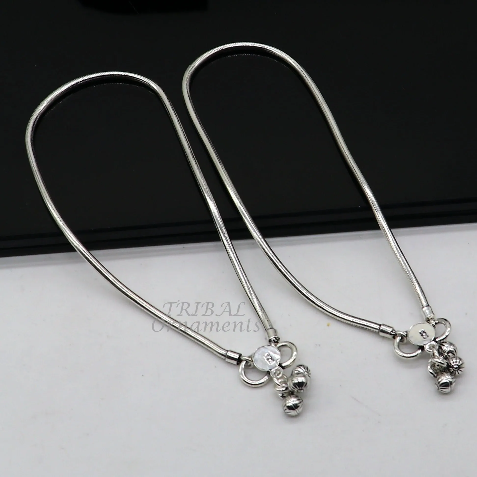 925 sterling silver snake chain ankle bracelet, excellent customized modern trendy anklets foot bracelet ank528