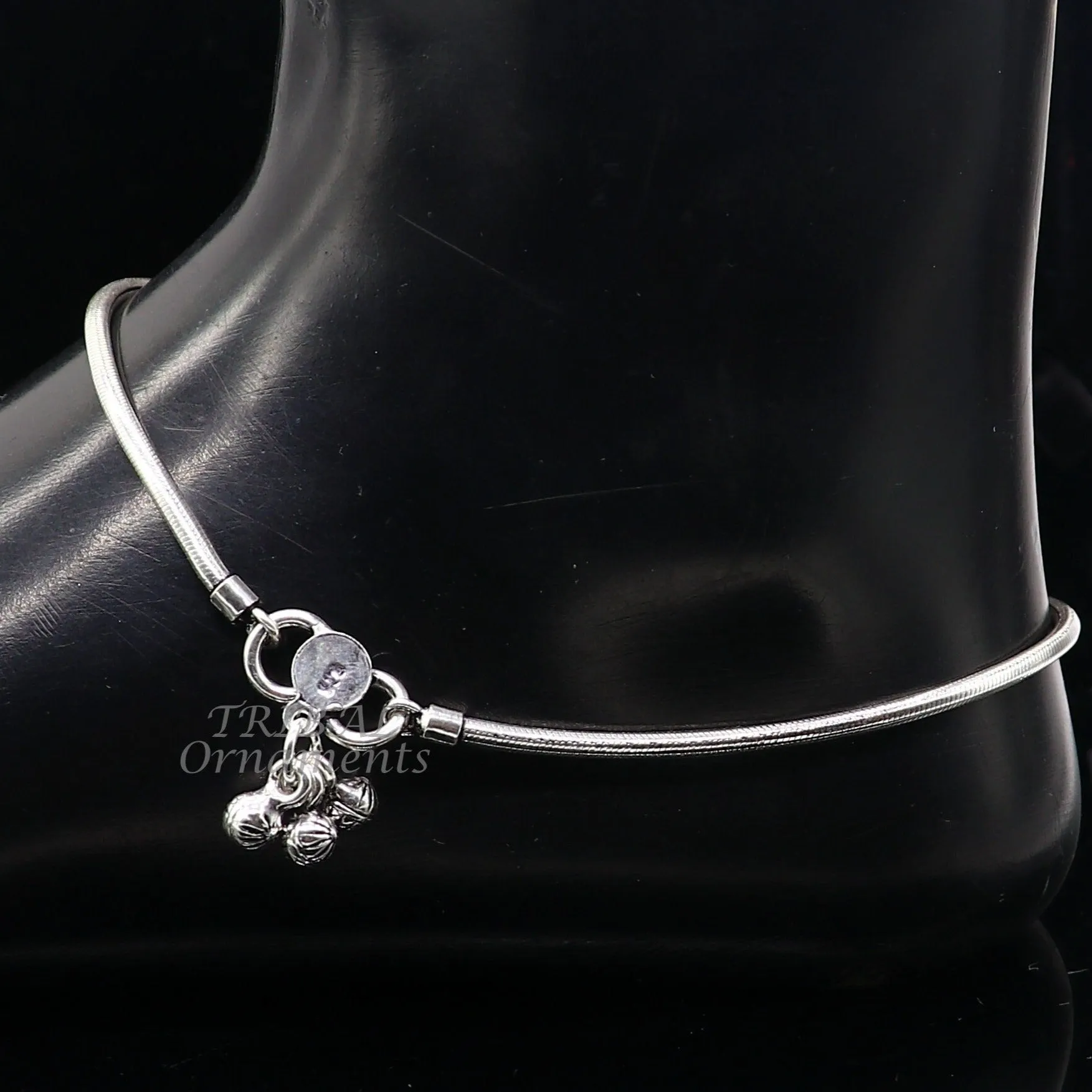 925 sterling silver snake chain ankle bracelet, excellent customized modern trendy anklets foot bracelet ank528