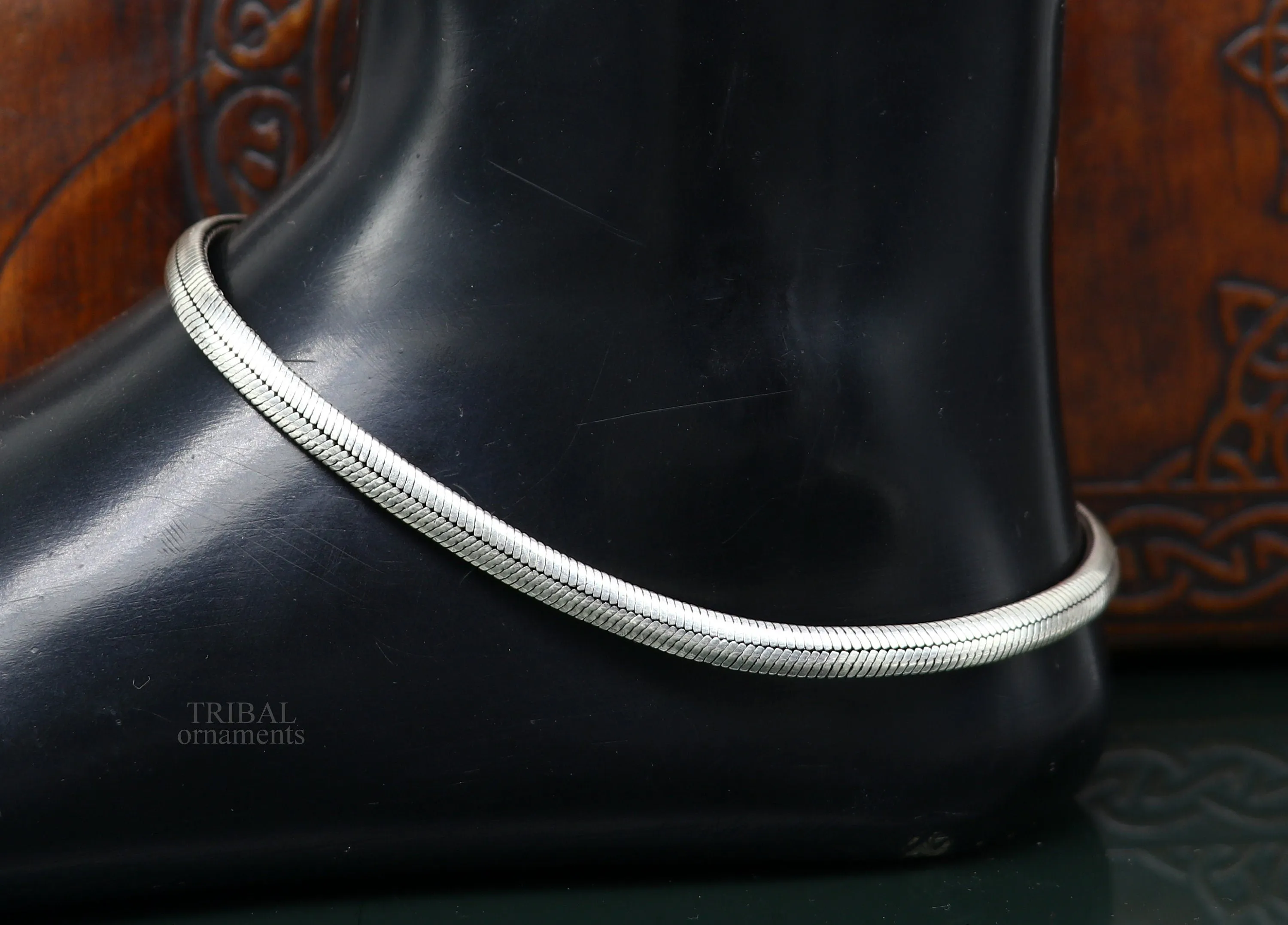925 sterling silver snake chain ankle bracelet, excellent customized trendy stylish anklets foot bracelet belly dance jewelry nank426