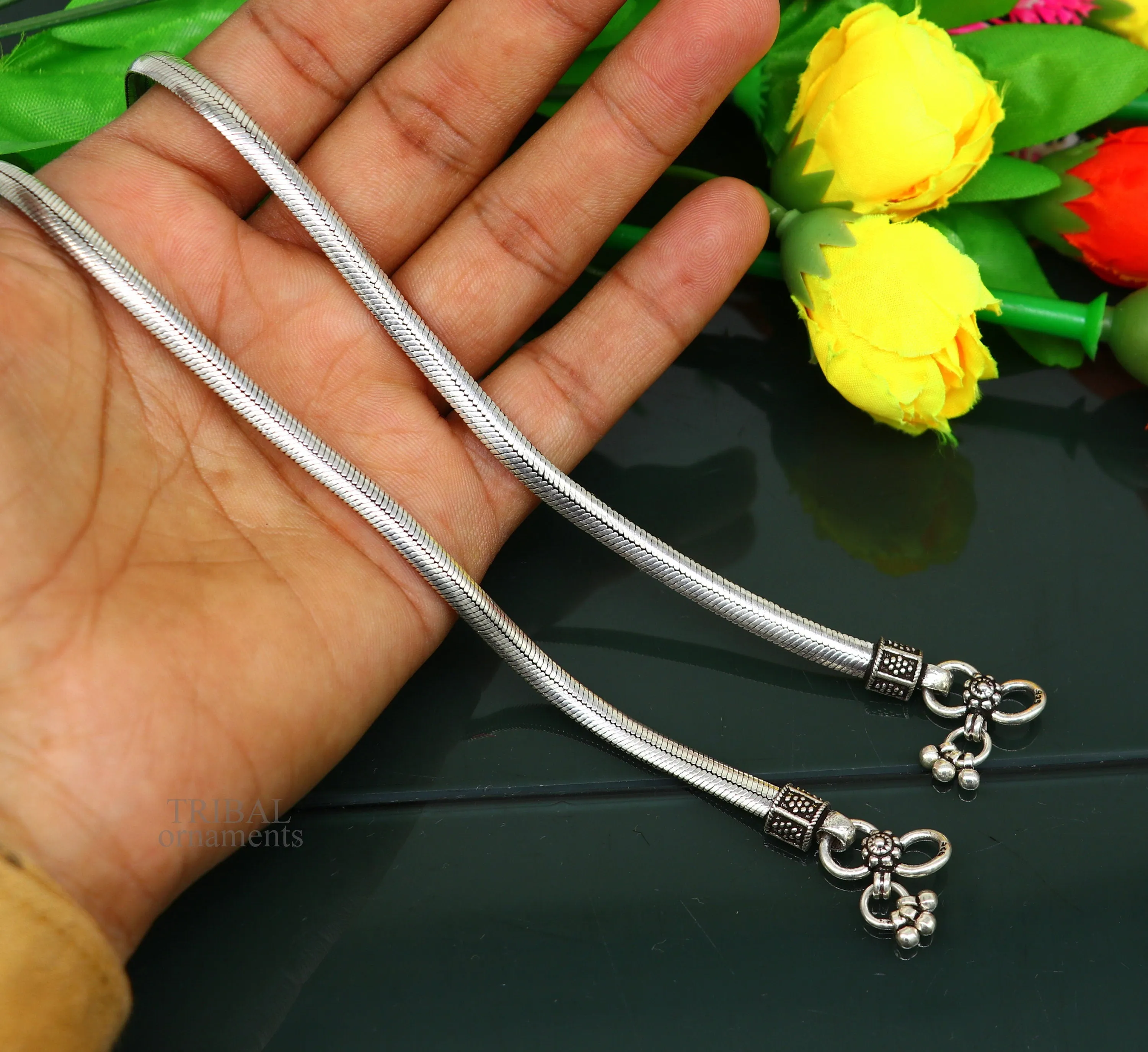 925 sterling silver snake chain ankle bracelet, excellent customized trendy stylish anklets foot bracelet belly dance jewelry nank426