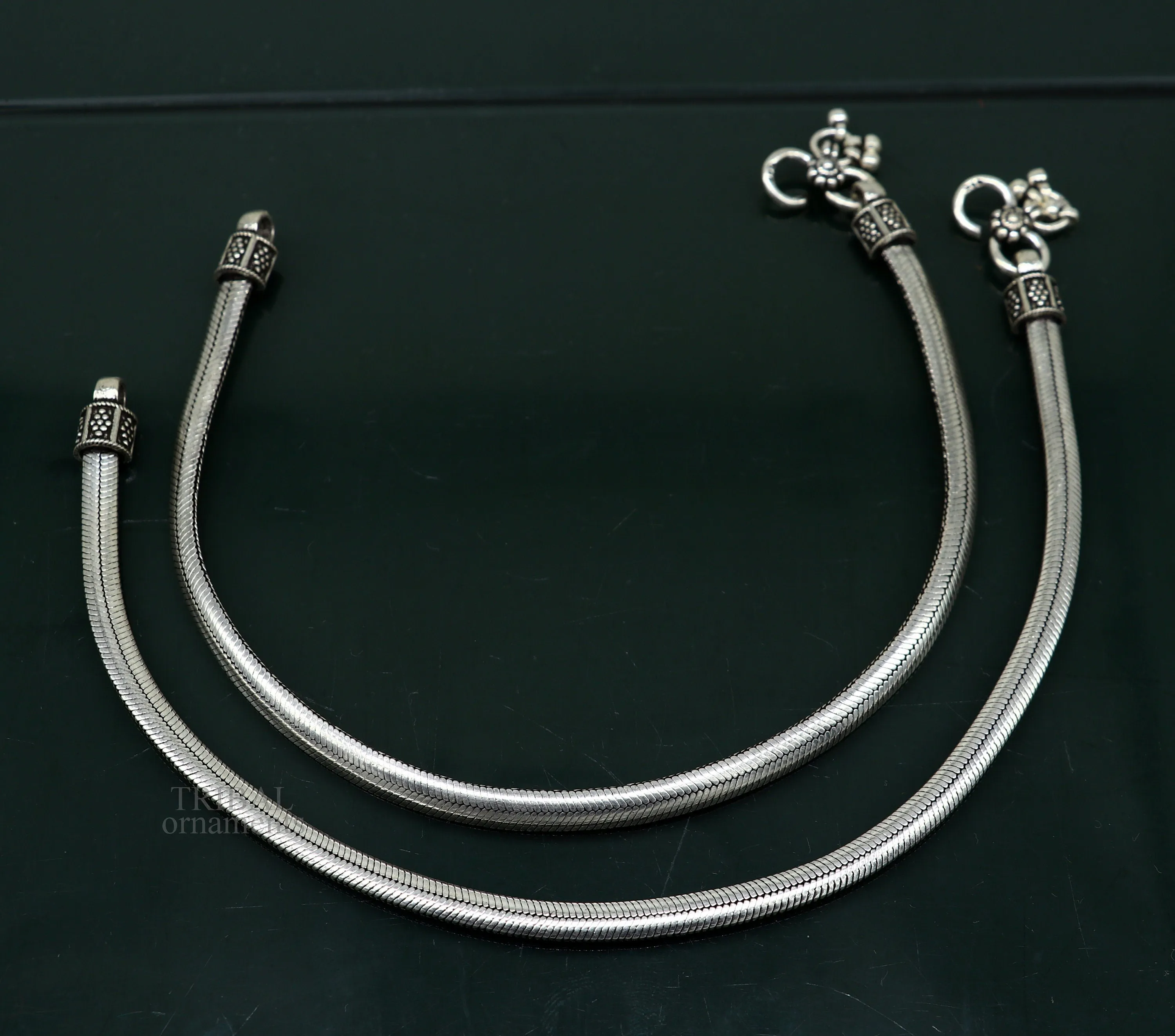 925 sterling silver snake chain ankle bracelet, excellent customized trendy stylish anklets foot bracelet belly dance jewelry nank426