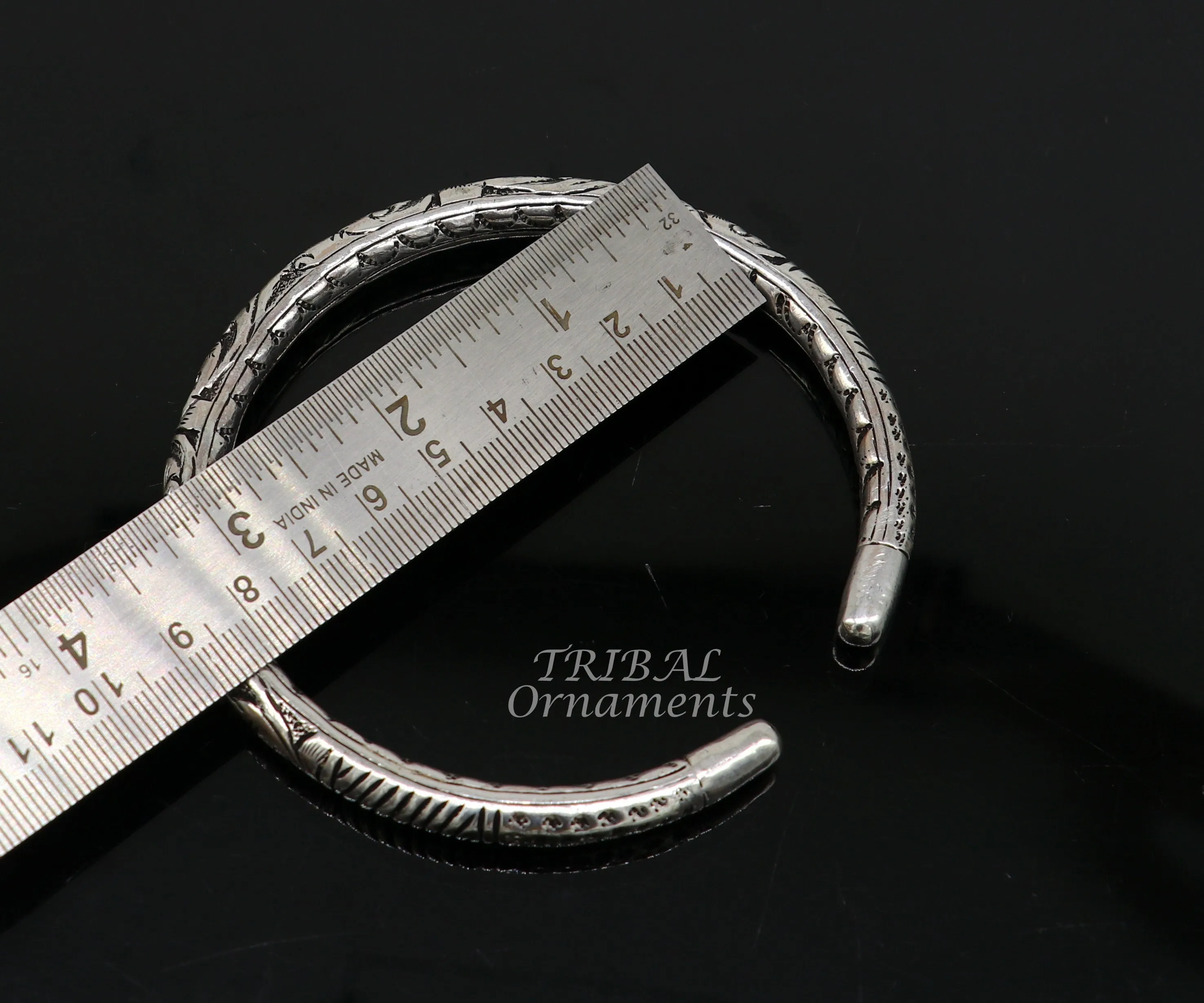 925 sterling silver Vintage antique design handmade gorgeous oxidized foot kada ankle bracelet tribal ethnic silver jewelry nsfk71