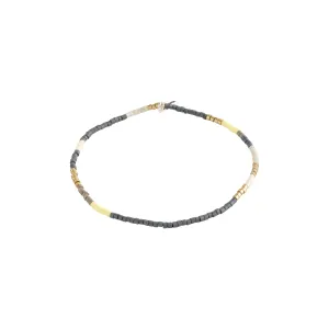 ALISON bracelet grey, silver-plated
