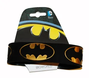 Batman Gold Logo Repeat Wristband