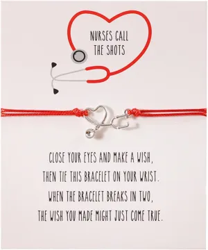 Best Friend Charm Wristbands for Women Distance Matching Bracelets For Couples Best Friend Friendship Bracelet Mother Daughter Girl Him Her Girlfriend Boyfriend Bangle- Link and (Red, One Size)
