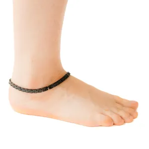 Black McQueen Anklet