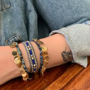 Blue Hue Tri Bracelet