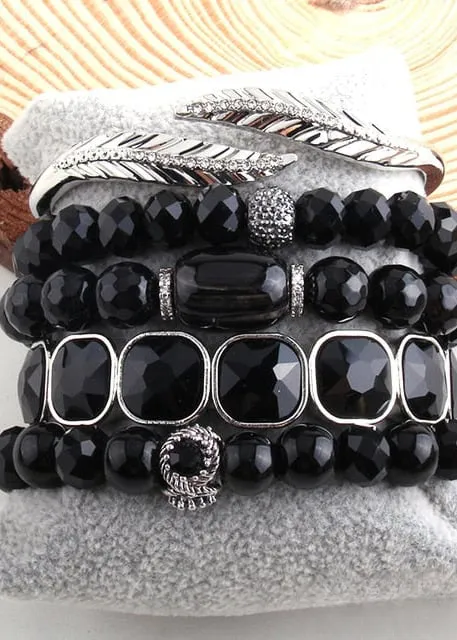 Boho Wrap Beaded Bracelet