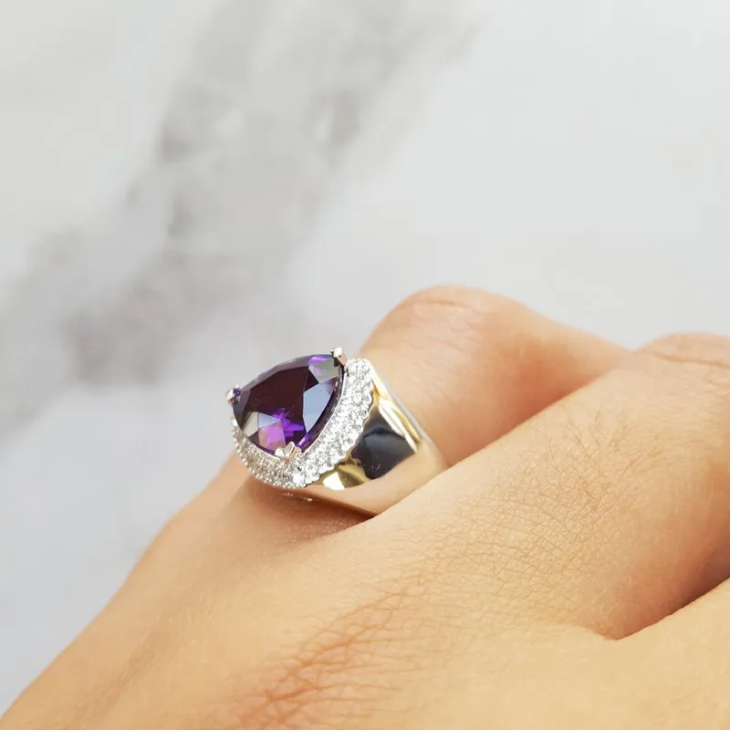Bold Trillion Statement Ring