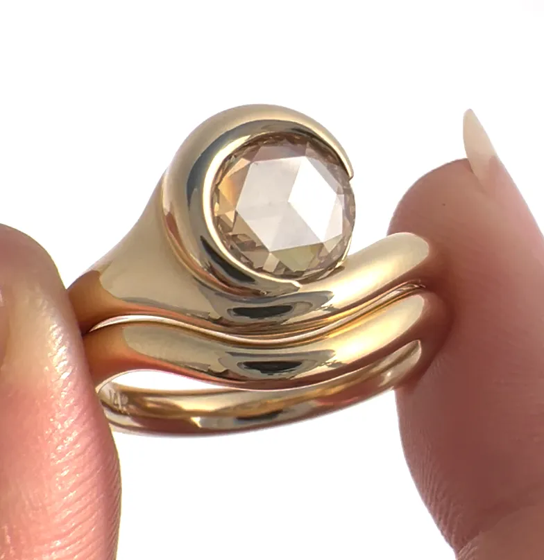 Champagne Paradise Ring (Ready to Ship size 7)
