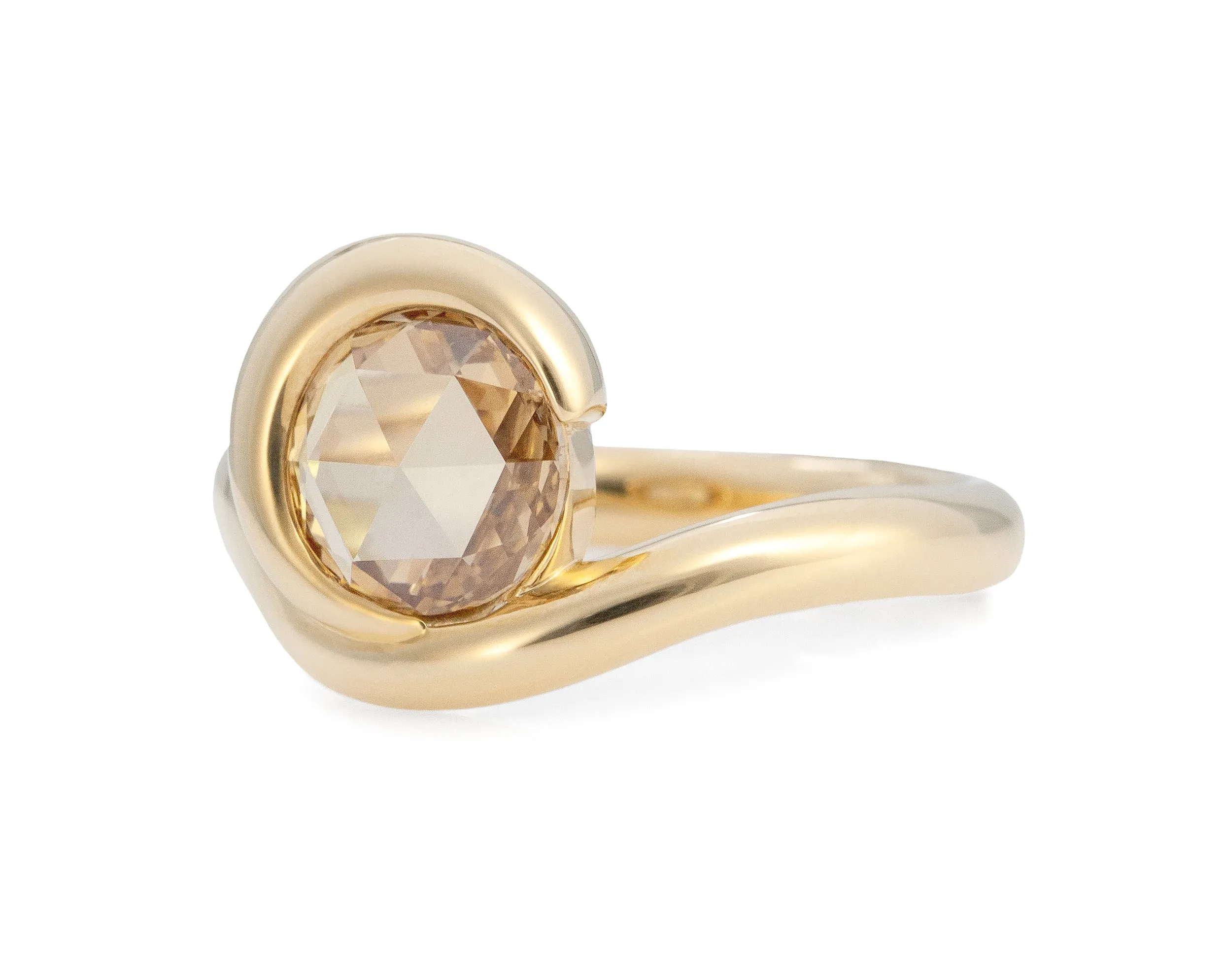 Champagne Paradise Ring (Ready to Ship size 7)
