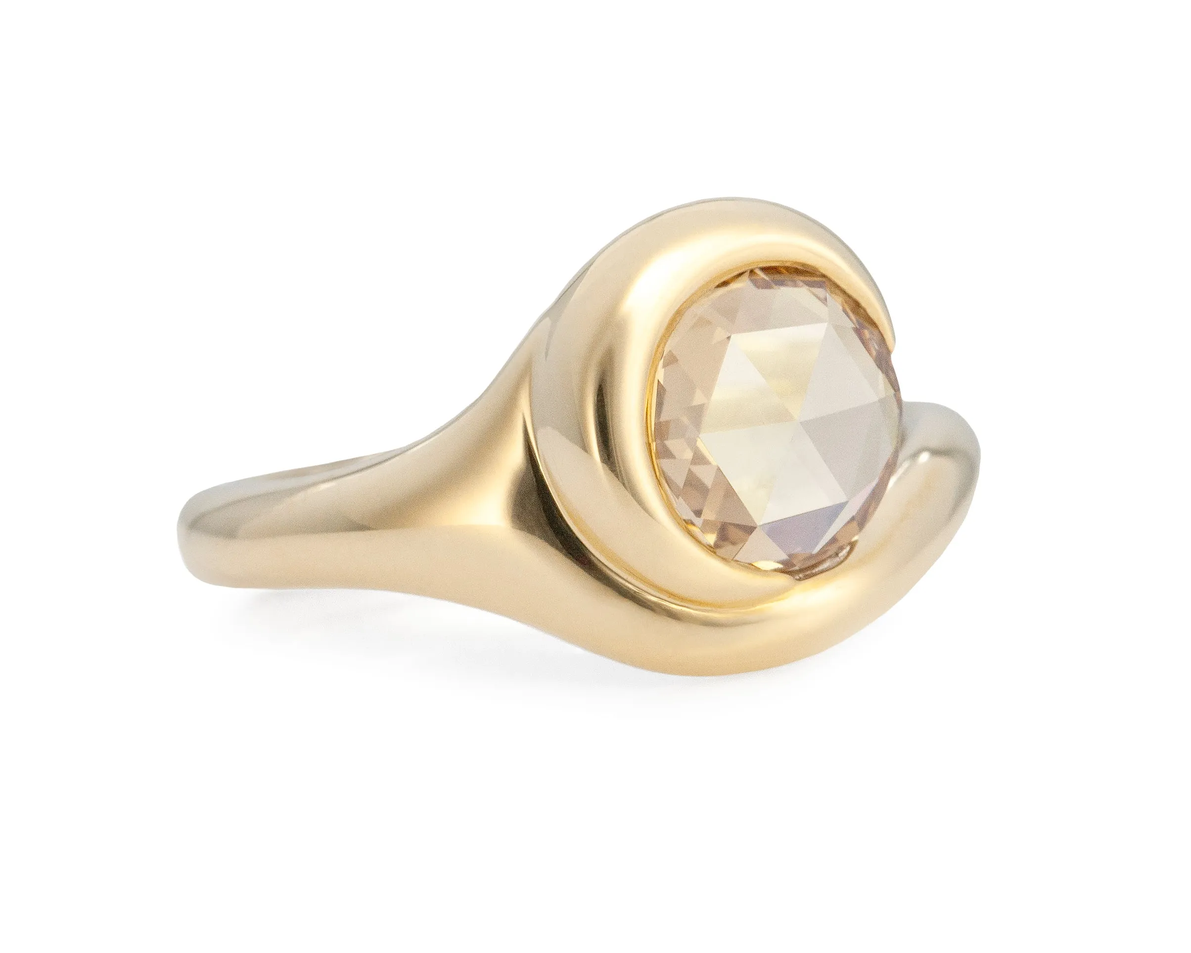Champagne Paradise Ring (Ready to Ship size 7)