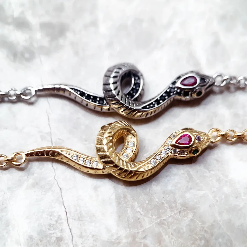 Colorful Snake Link Bracelet