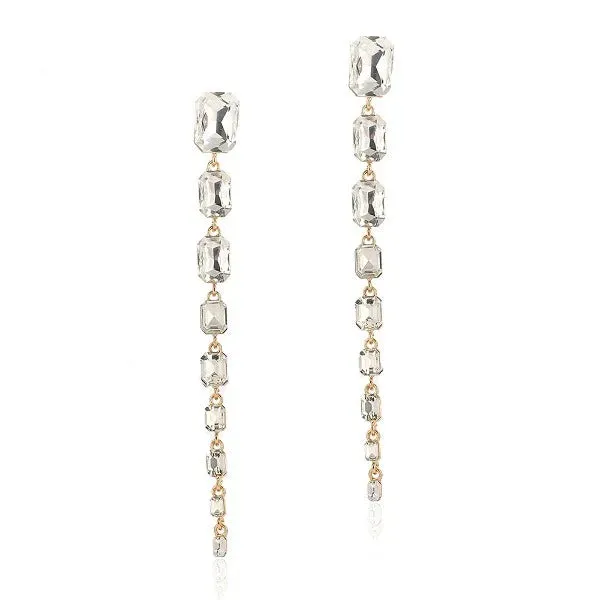 Colorful Statement Earrings Women Rhinestone Earrings for Women and Girls (E936)