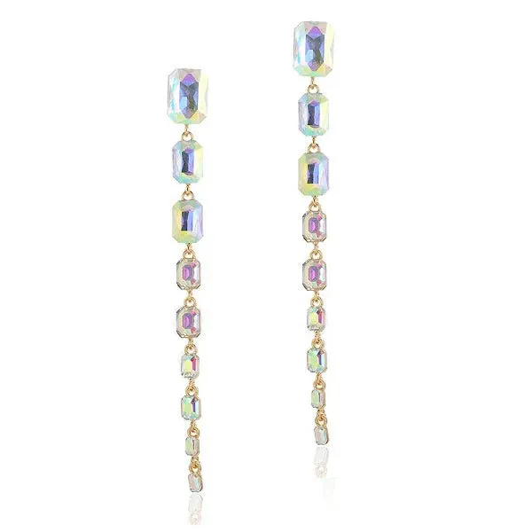 Colorful Statement Earrings Women Rhinestone Earrings for Women and Girls (E936)