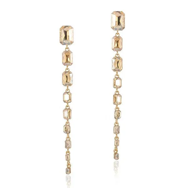 Colorful Statement Earrings Women Rhinestone Earrings for Women and Girls (E936)