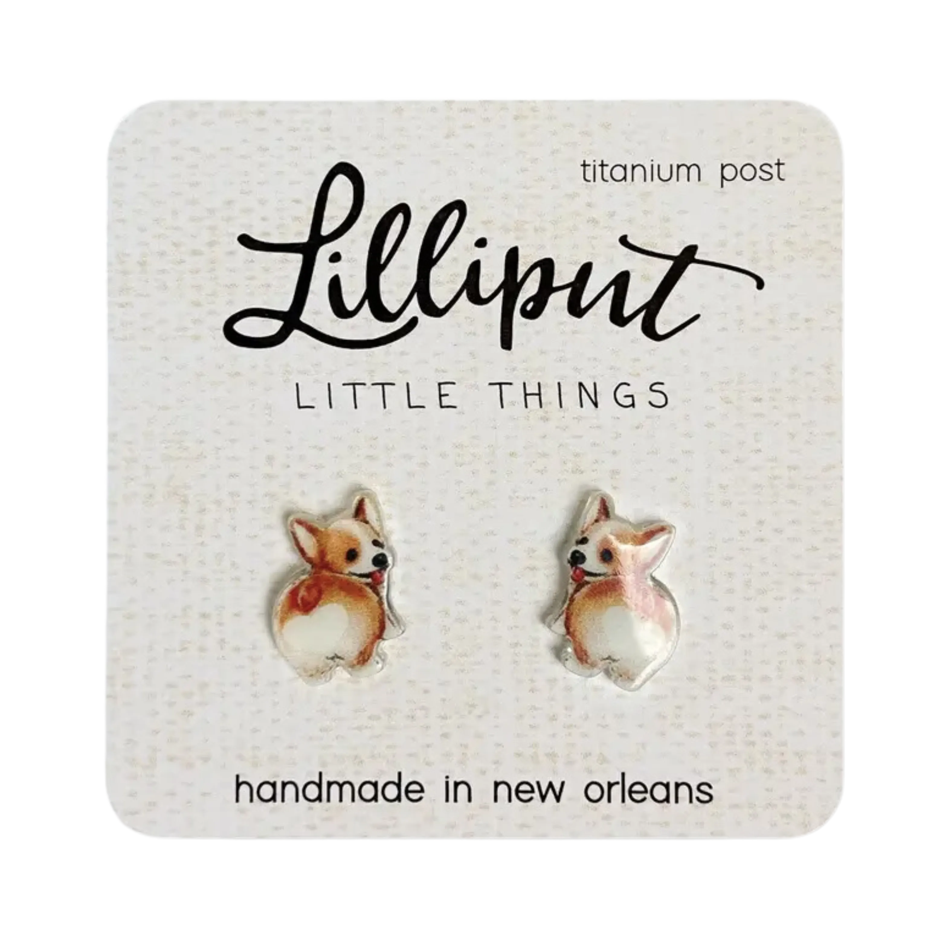Corgi Butt Earrings