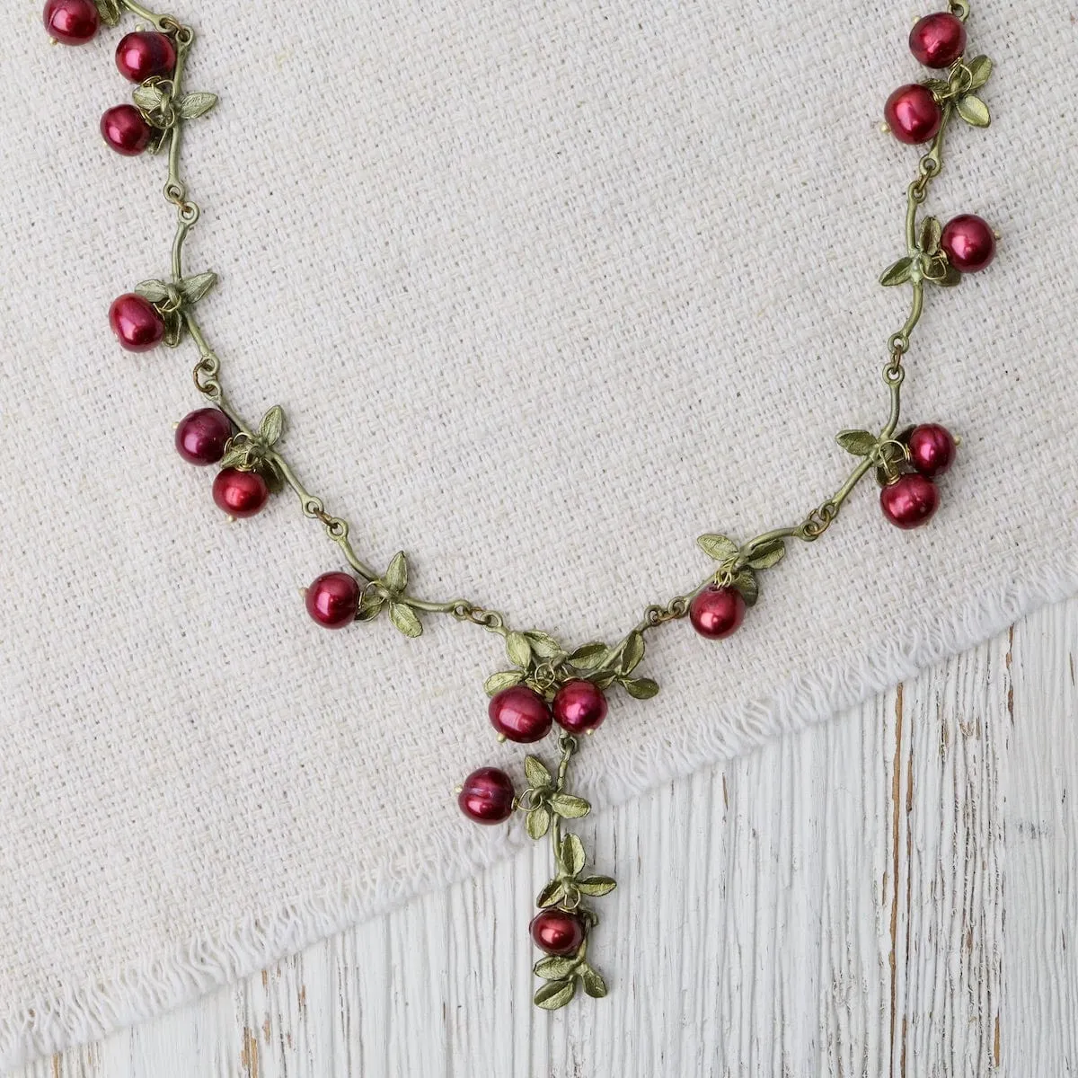 Cranberry Statement Necklace
