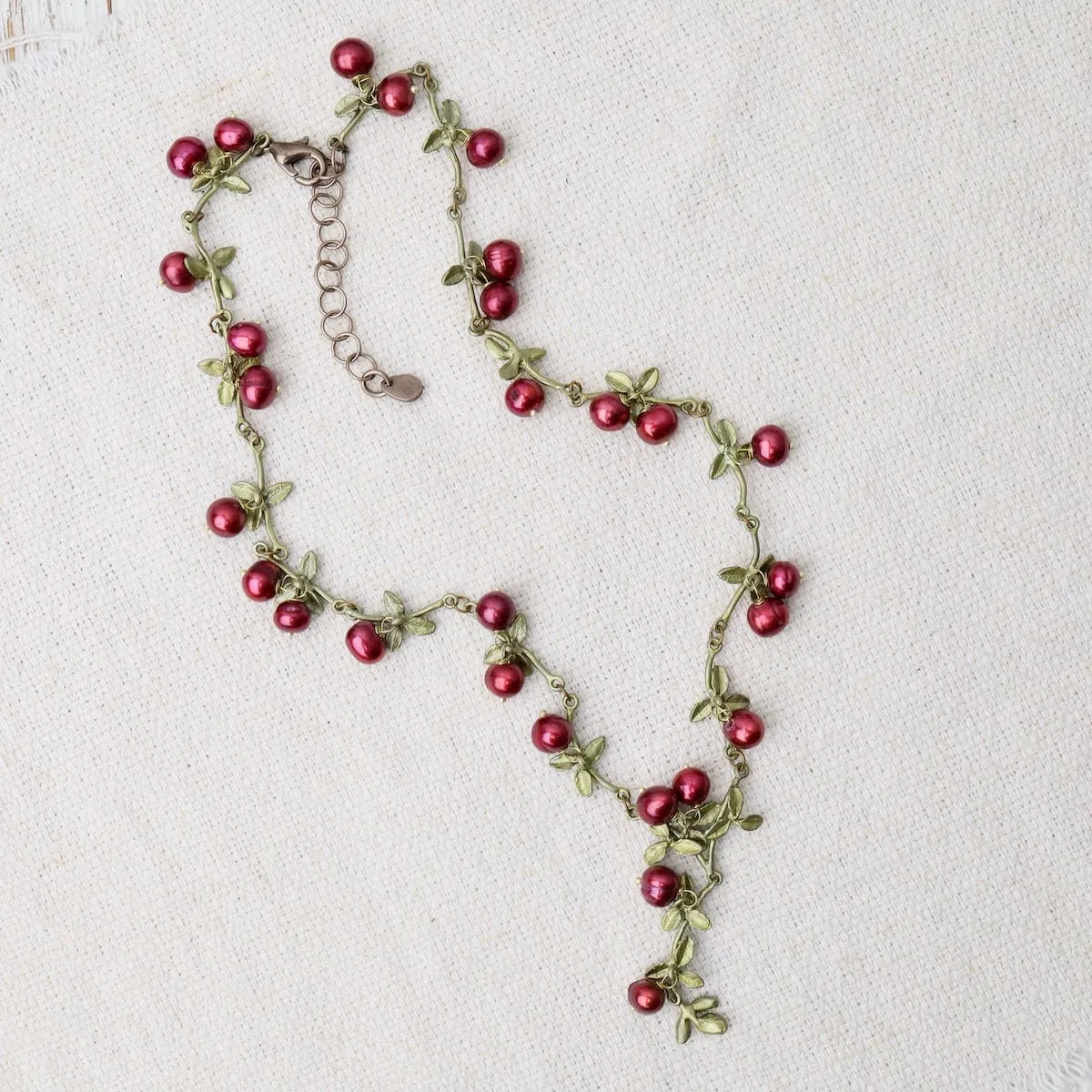Cranberry Statement Necklace