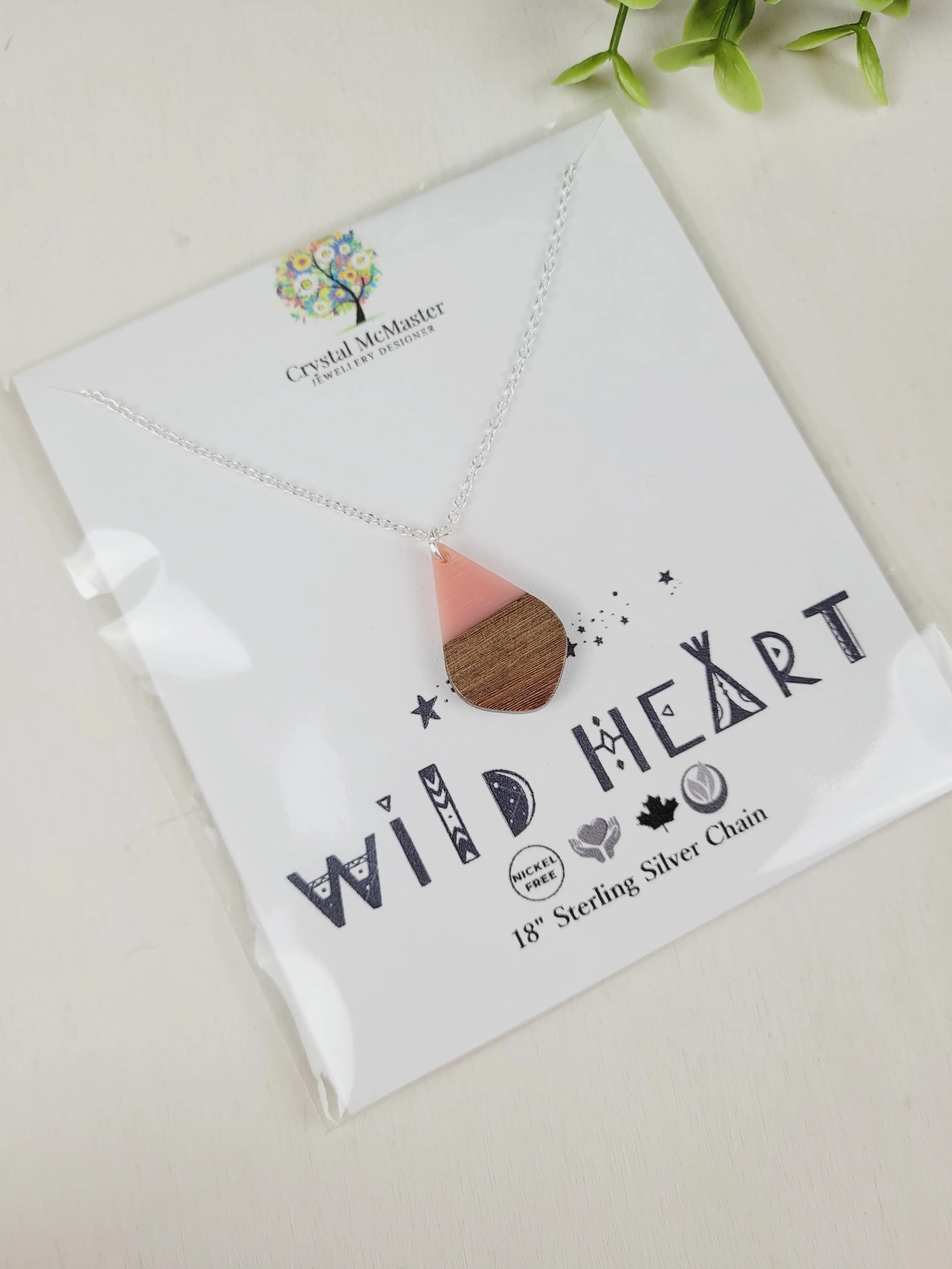 Crystal McMaster Jewellery, Sterling Silver Necklaces- Wild Heart Collection
