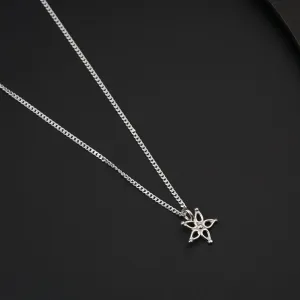 Daily Wear Silver Shiny Sadafulee Necklace