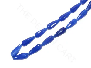 Dark Blue Drop Jade Semi Precious Stones