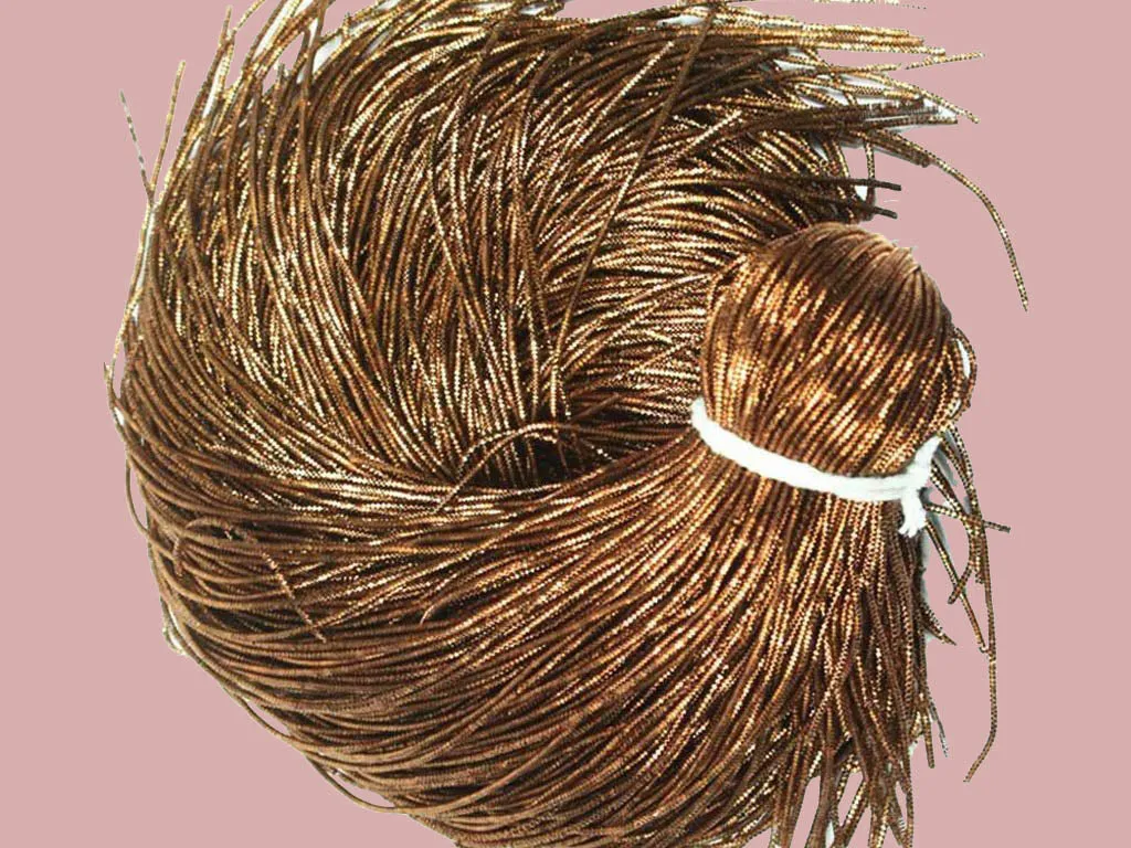 Dark Golden Nakshi / Bullion Wire (Wholesale)