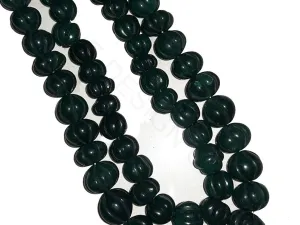 Dark Green Semi Precious Jade Beads