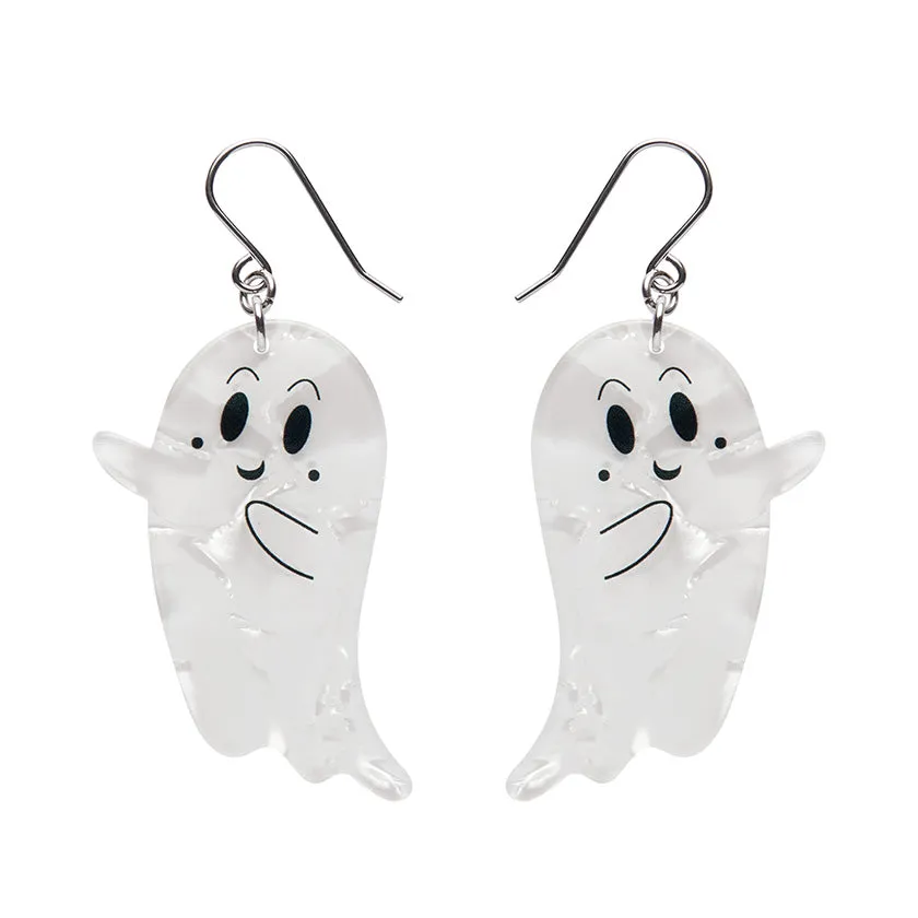 Erstwilder - Ghost Drop Earrings in White