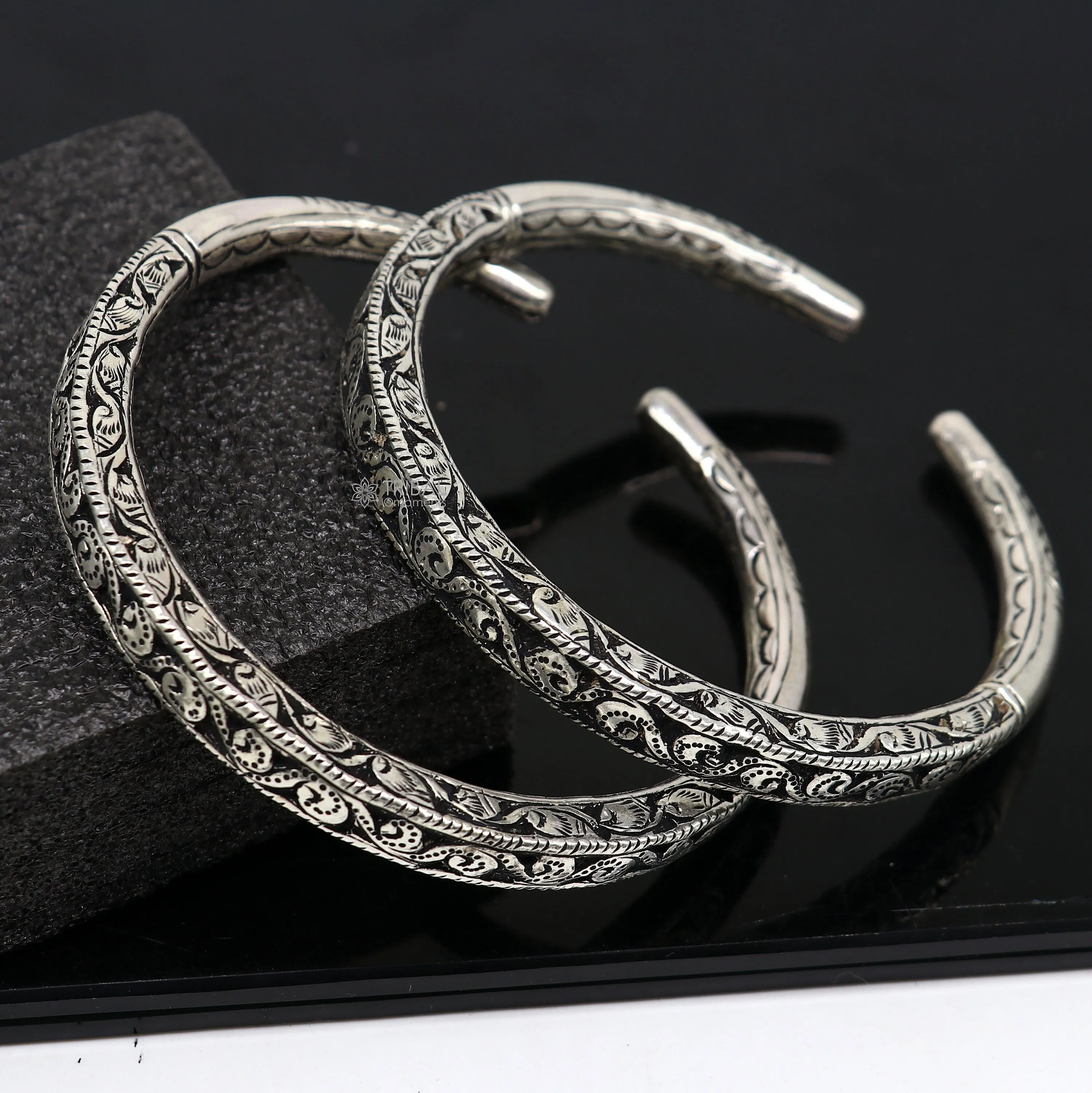 Exclusive trendy stylish 925 sterling silver Vintage design handmade gorgeous foot kada ankle bracelet tribal ethnic silver jewelry nsfk101