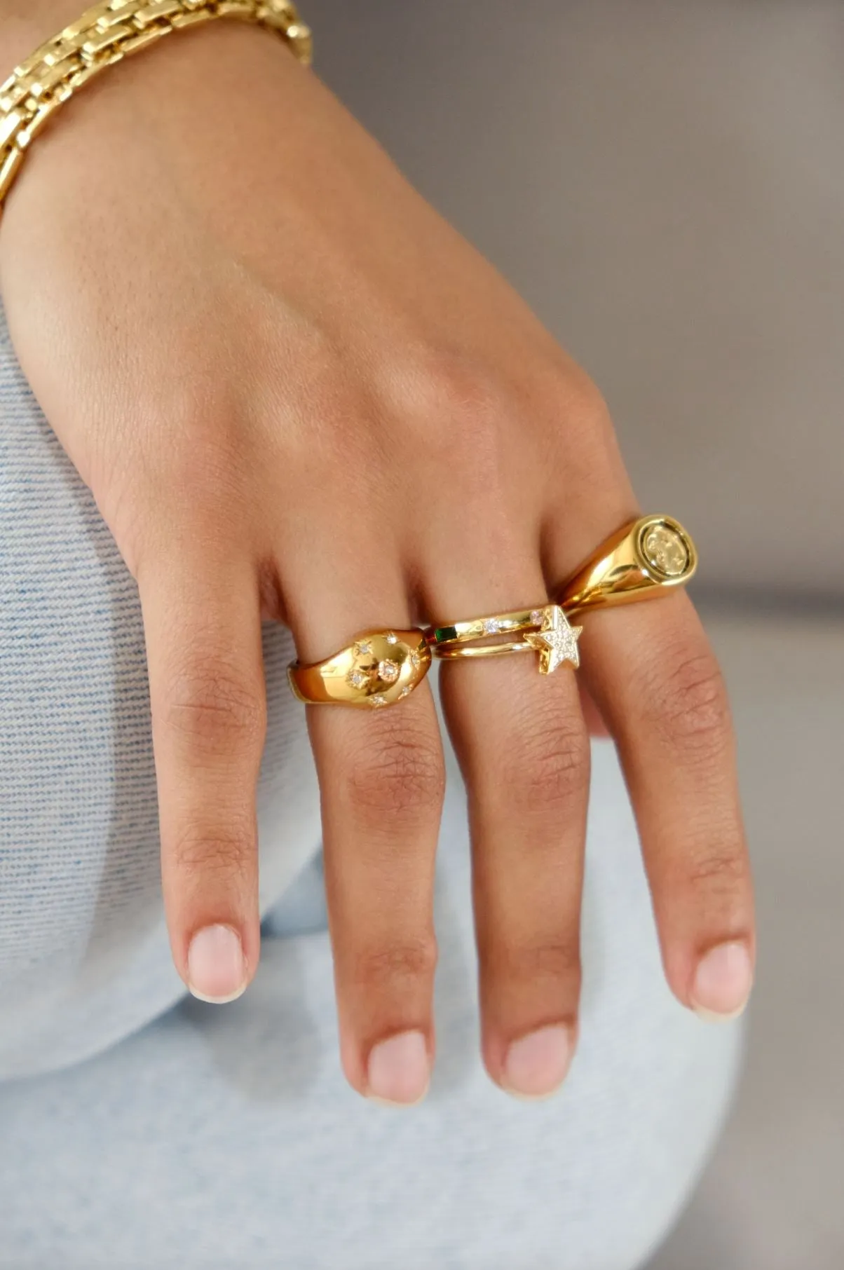 Goodnight Stars Stacking Ring