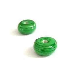 Green Glass Beads