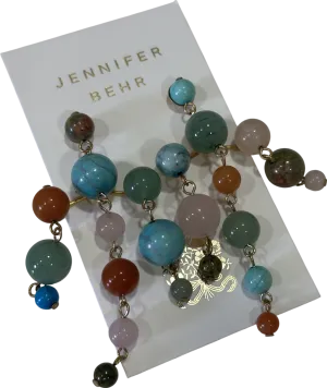 Jennifer Behr X Julia Berolzheimer Multicoloured Marinda Chandelier Earrings One Size