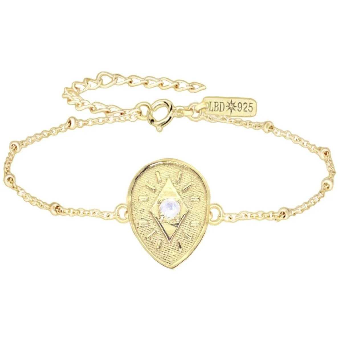 Laihas Prestige Sparkle Gold Moonstone Bracelet