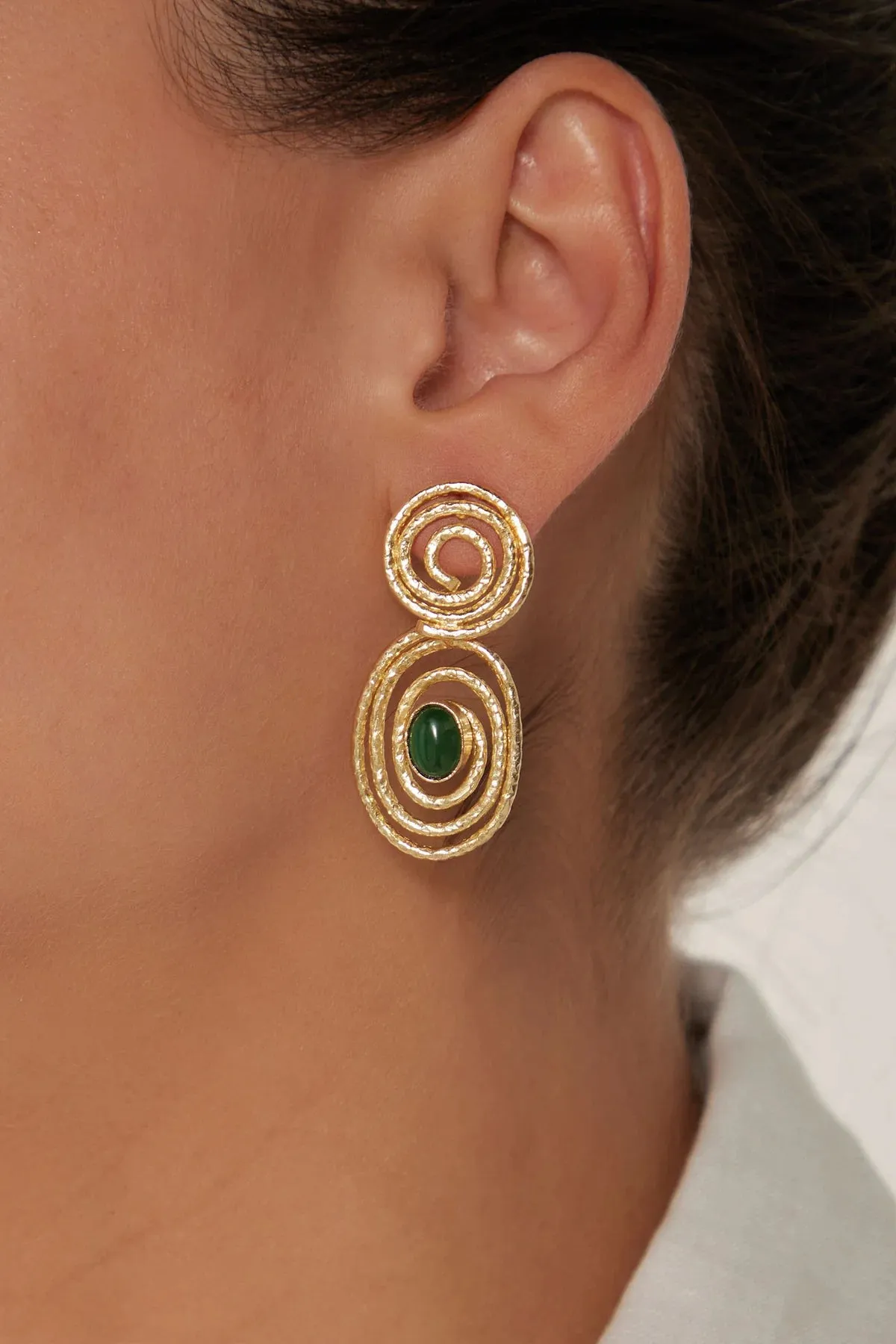 LE SOLEIL EARRING - EMERALD