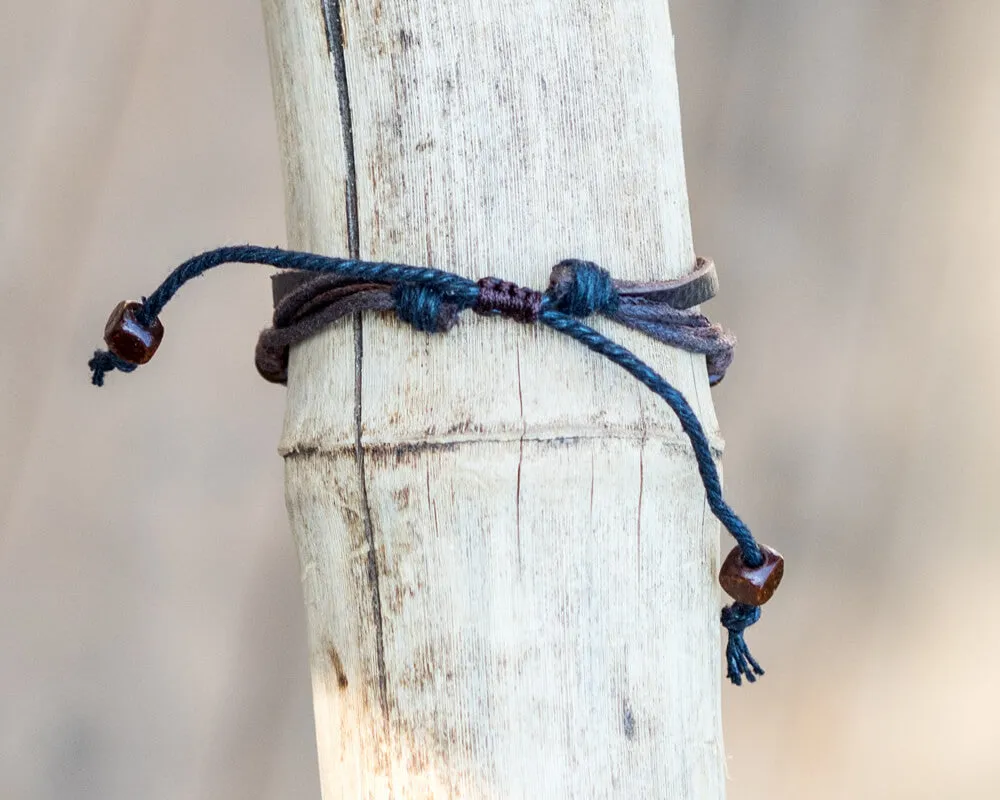 leather bracelet - Ibiza Boho Style