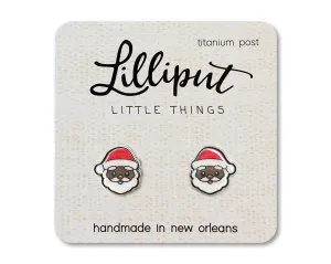 Lilliput Little Things - Black Santa Claus Earrings