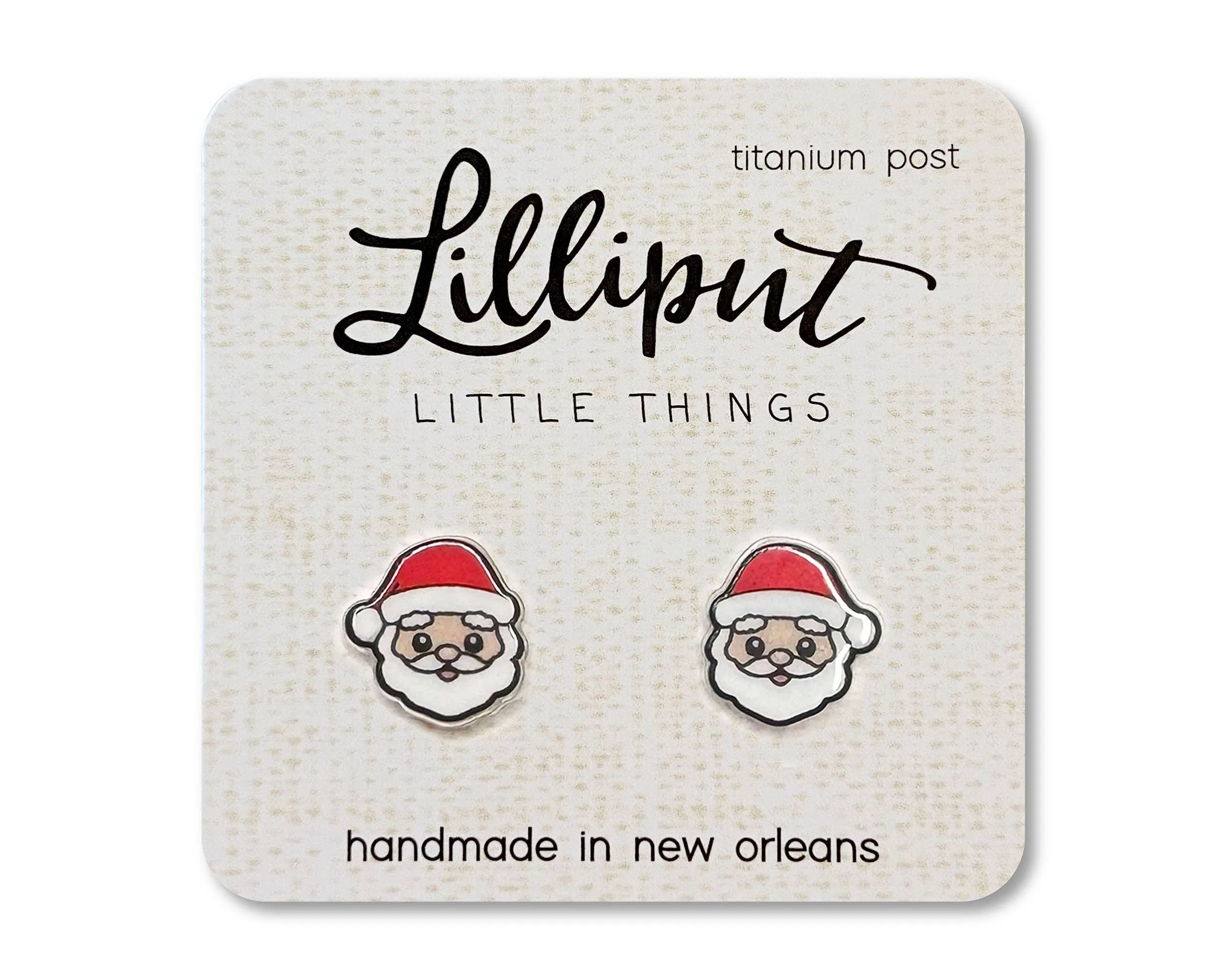 Lilliput Little Things - Santa Claus Earrings