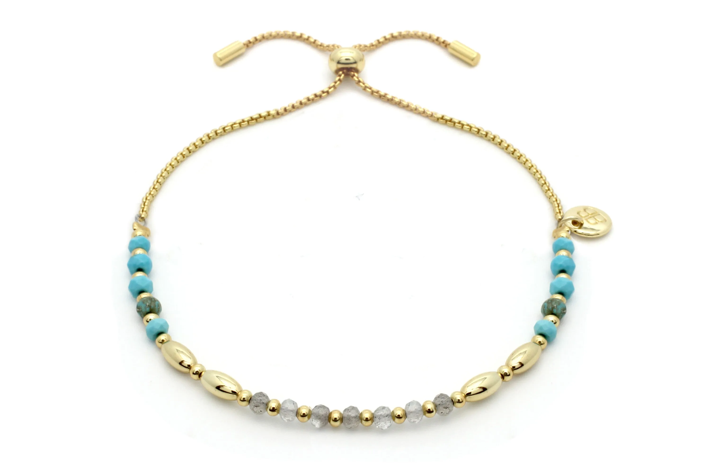 Litha 2 Layer Gold Bracelet Stack
