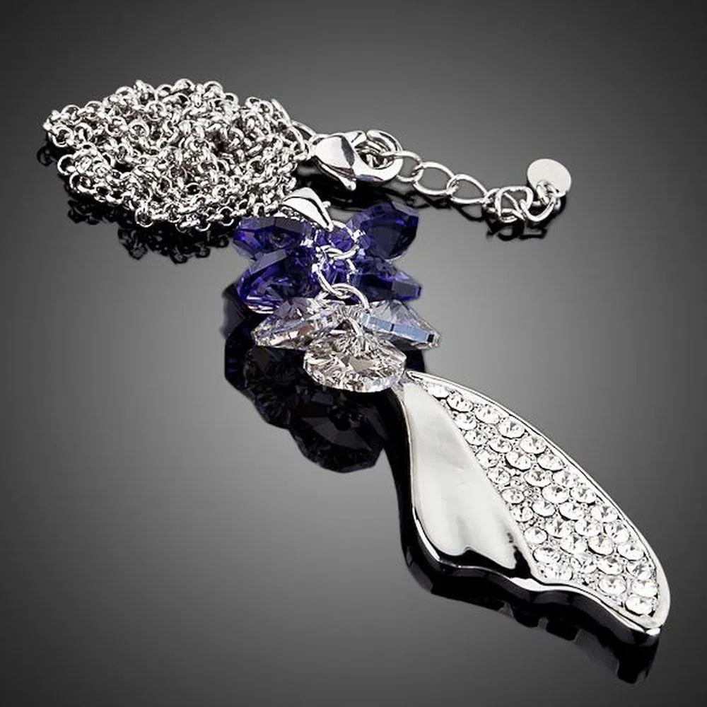 Machete Crystal Pendant Necklace KPN0038