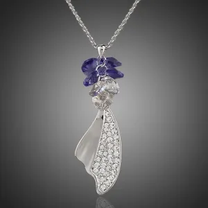 Machete Crystal Pendant Necklace KPN0038