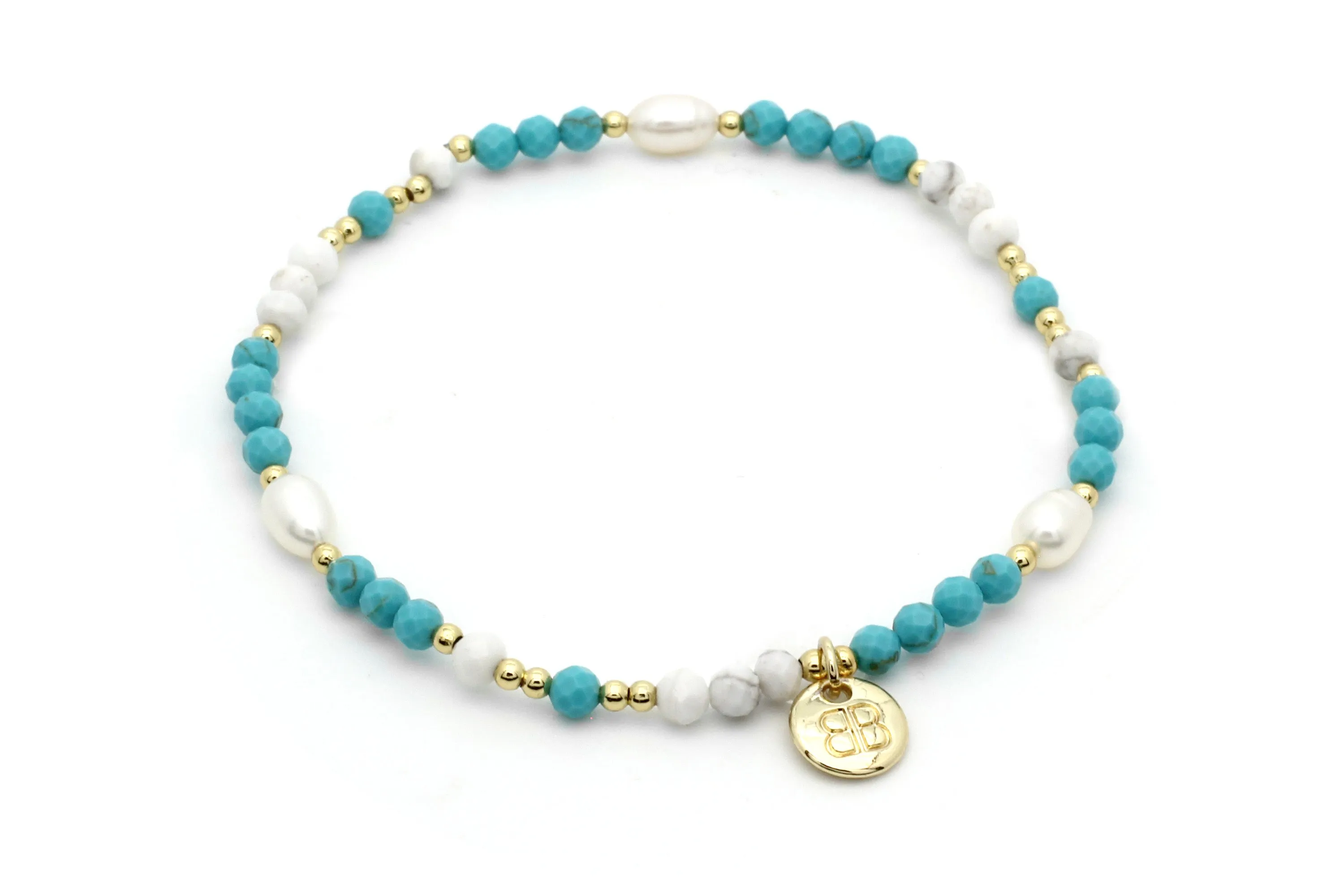 Manassa Blue Gold  Bracelet
