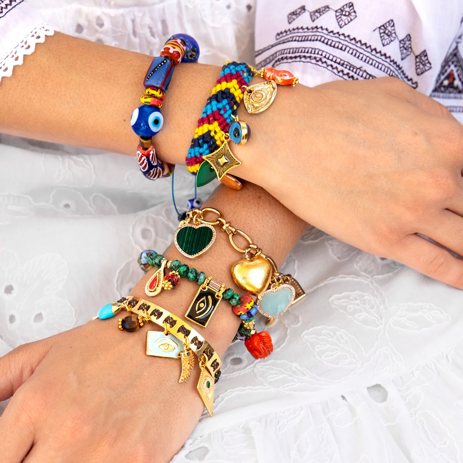 Marika Bead & Cord Bracelet