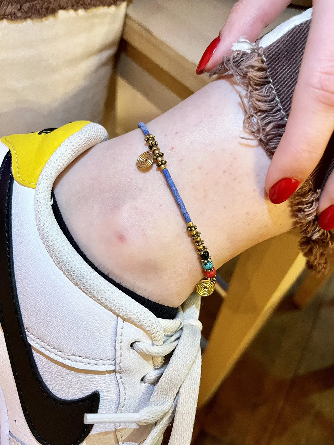 Multi Swirl Anklet