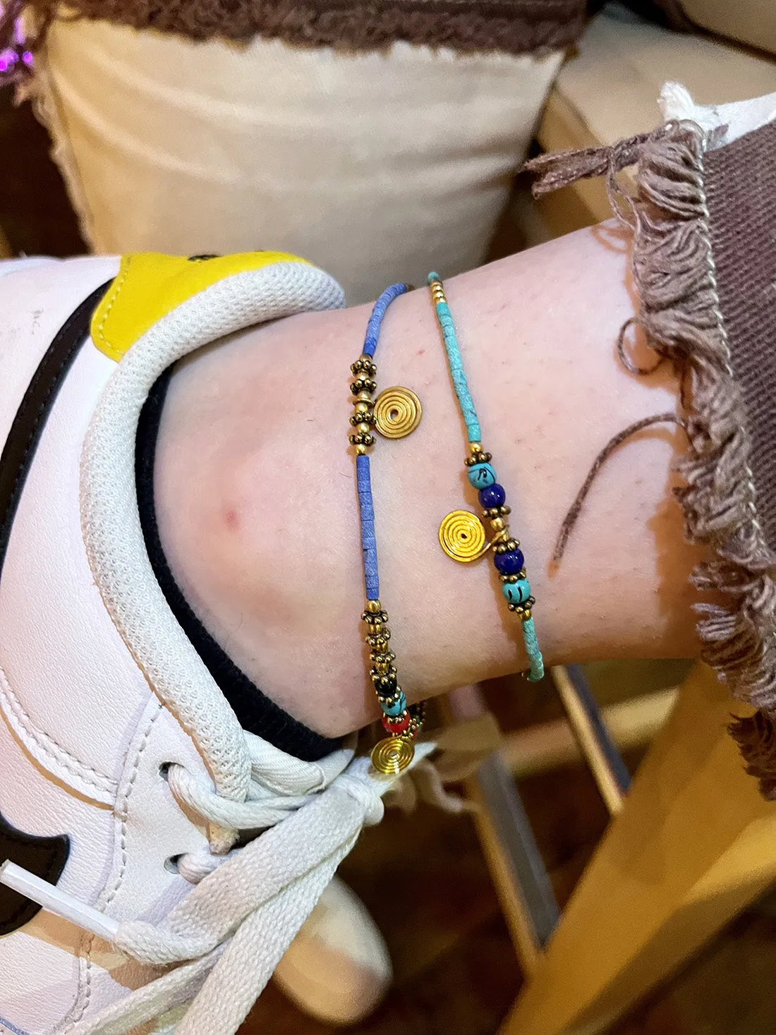 Multi Swirl Anklet
