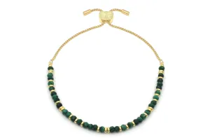 Mystical Malachite Gold Bracelet