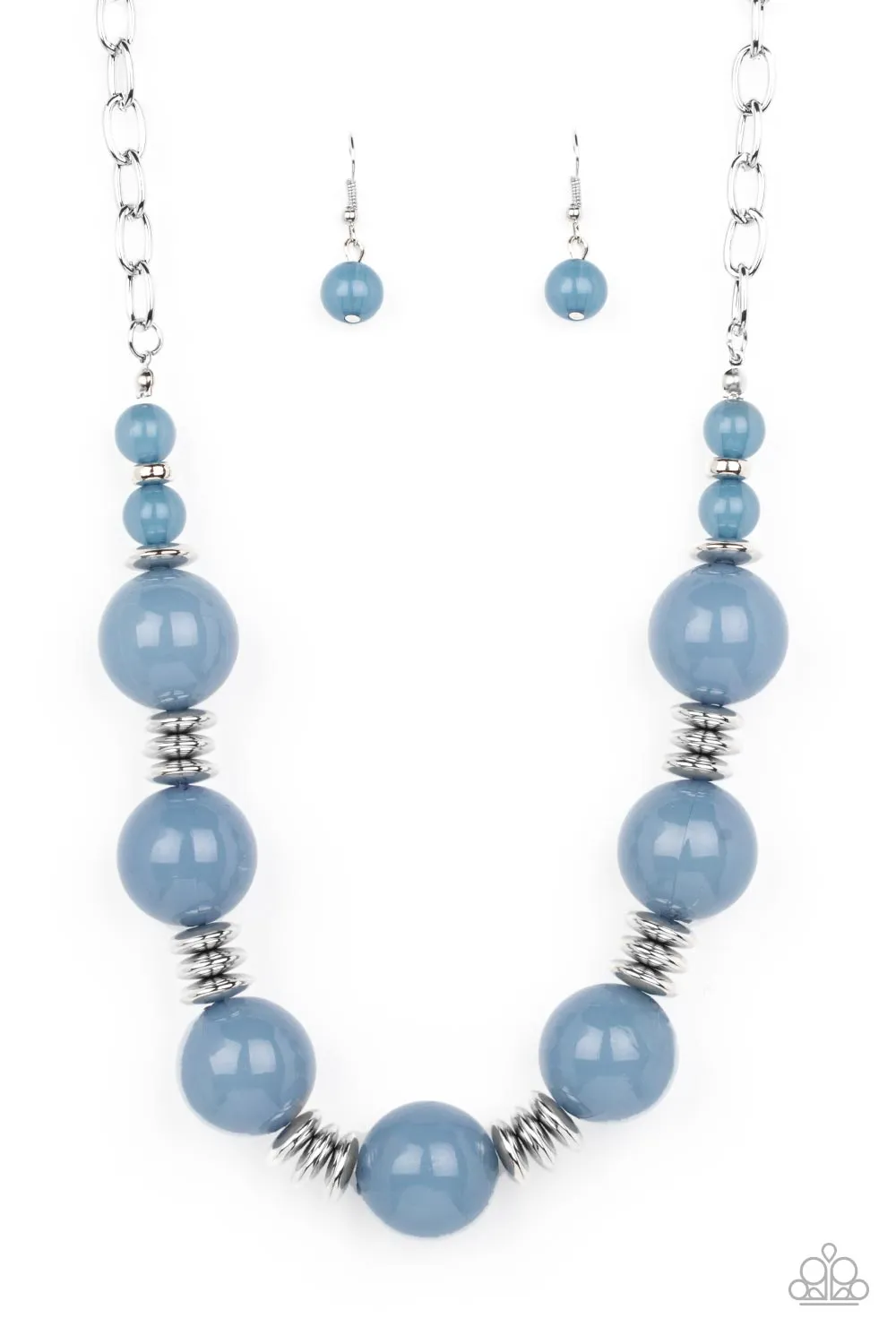 Necklaces Race to the POP - Blue N2286