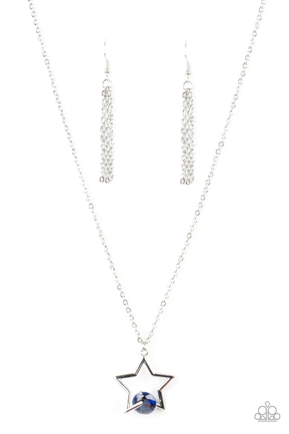Necklaces Starry Fireworks - Blue Americana S119